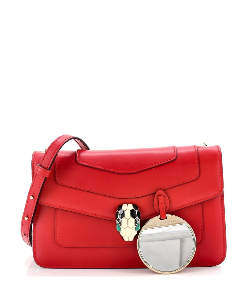 Pre-Owned Bvlgari Small Serpenti Forever Shoulder Bag Leather