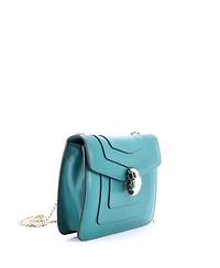 Pre-Owned Bvlgari Serpenti Forever Square Shoulder Bag Leather
