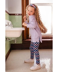 Deux par Toddler Girl 2T-5T Leggings Checkered Print