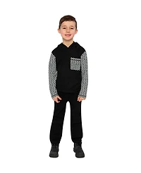 Deux par Toddler Boy's (2T-5T) Top with Chest Pocket Color Block Hooded