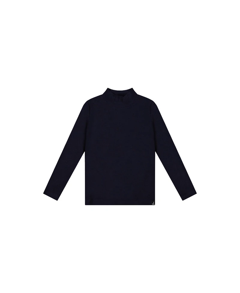 Deux par Toddler Girl (2T-5T) Brushed Rib Mock Neck