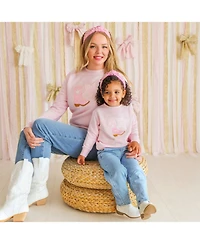 Sweet Wink Little Girl's (5-8) Bandana Cowgirl Patch Western Sweatshirt