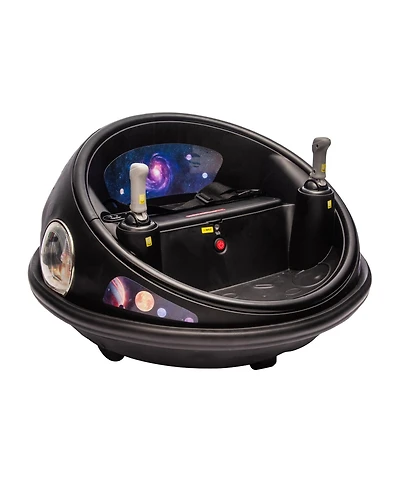 homfan 26.4 x 15.7 Inch Kids Electric Bumper Car with Remote, 12V Ride On Battery Powered Toy, 2 Mph Low Speed for Indoor Outdoor Fun