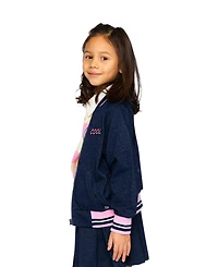 Deux par Deux Toddler Girl (2 - 5) French Terry Jacket