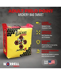 Morrell Targets Jacket Supreme 3 28 Pound Adult Field Point Archery Bag Target