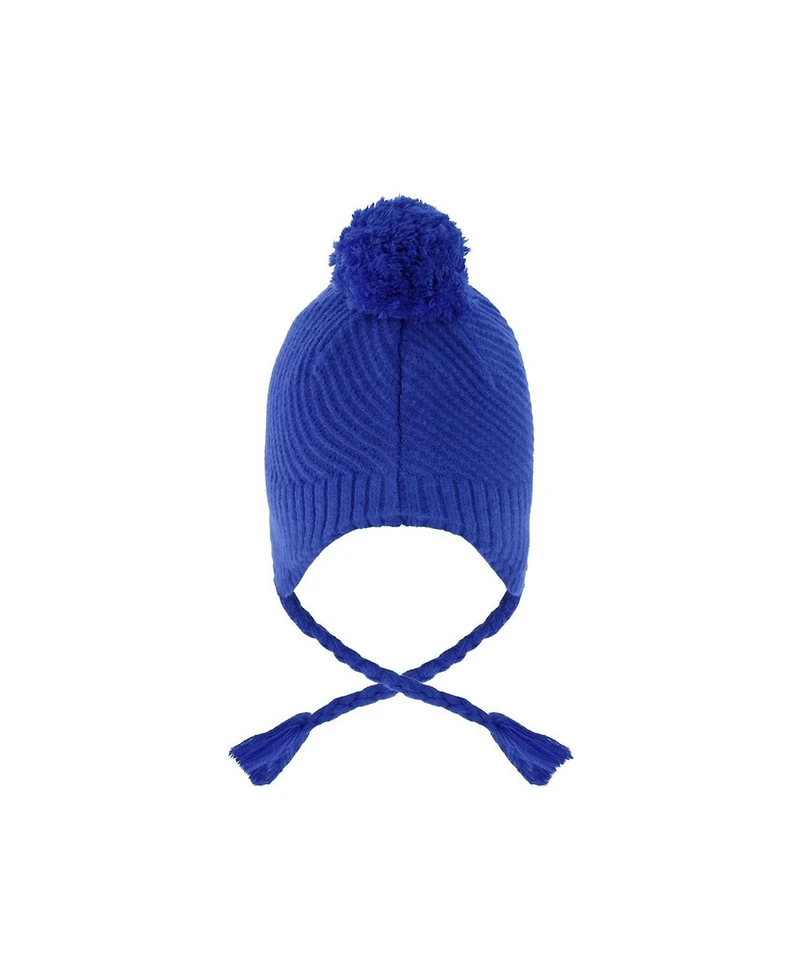 Deux par Deux Little and Big Boy 5-16Y Winter Peruvian Knit Hat with Pompom