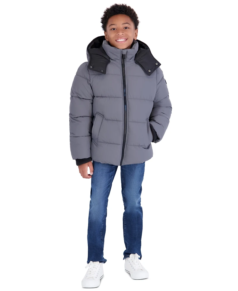 Michael Kors Boys' 5-20 Ripstop Puffer Jacket