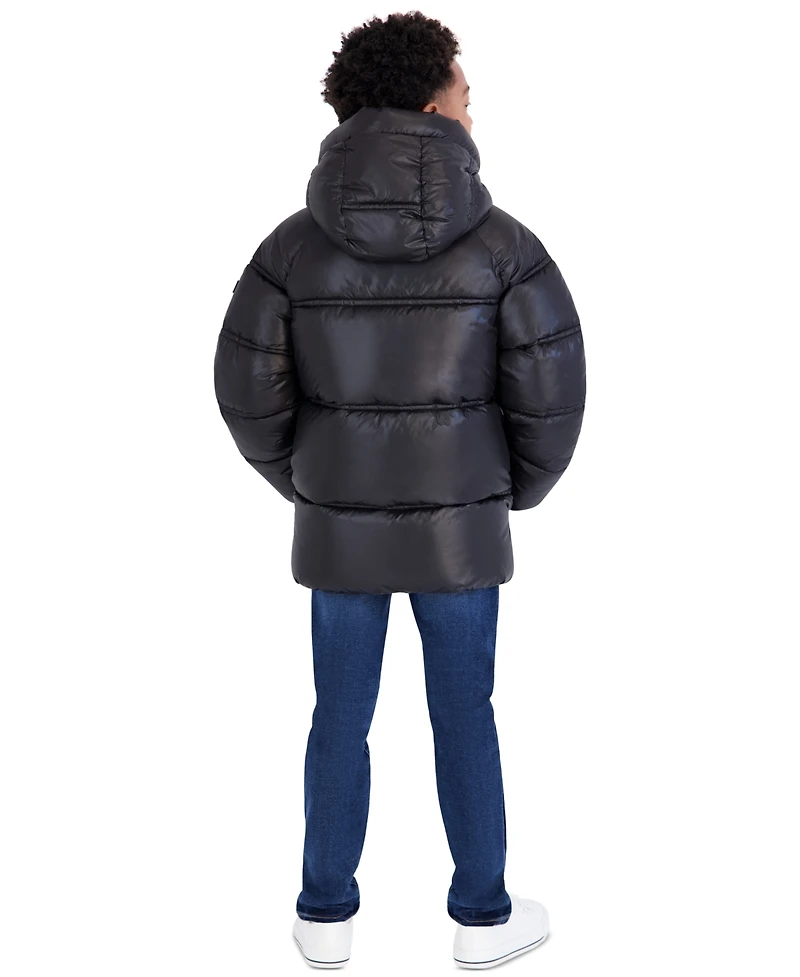 Michael Kors Toddler Boys' 2T-5T Heavyweight Shine Puffer Jacket