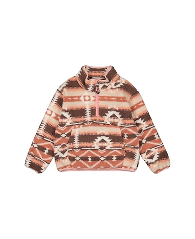 Deux par Toddler Girls (2-5)Mid-Season Plush Pullover Jacket Aztec