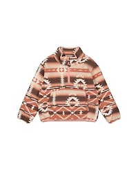 Deux par Toddler Girls (2-5)Mid-Season Plush Pullover Jacket Aztec