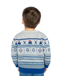 Deux par Toddler Boys' (2T-5T) Jacquard Knit Sweater
