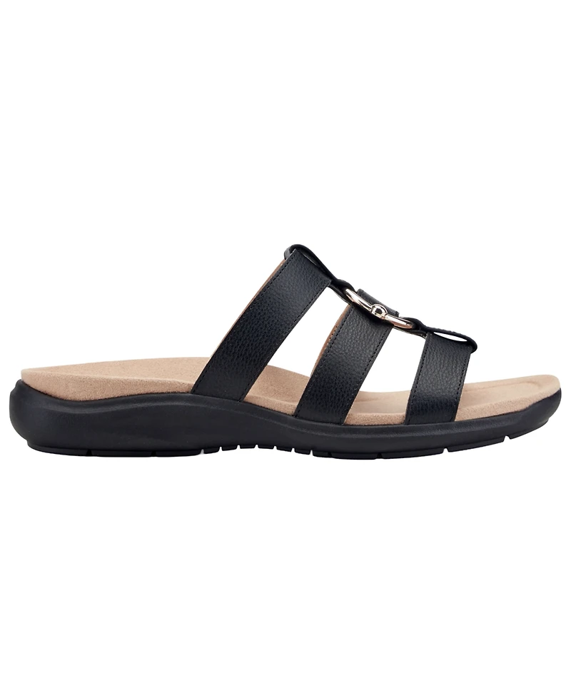 Easy Spirit Women's Wisdom Slip-On Flat Sandals