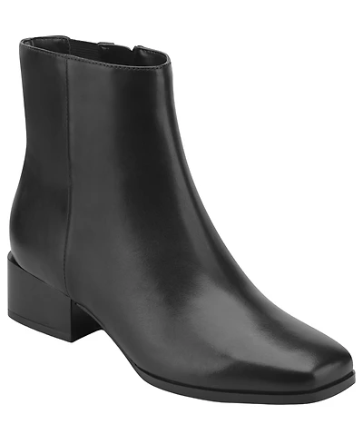Easy Spirit Women's Sidney eFlex Leather Square Toe Dress Booties