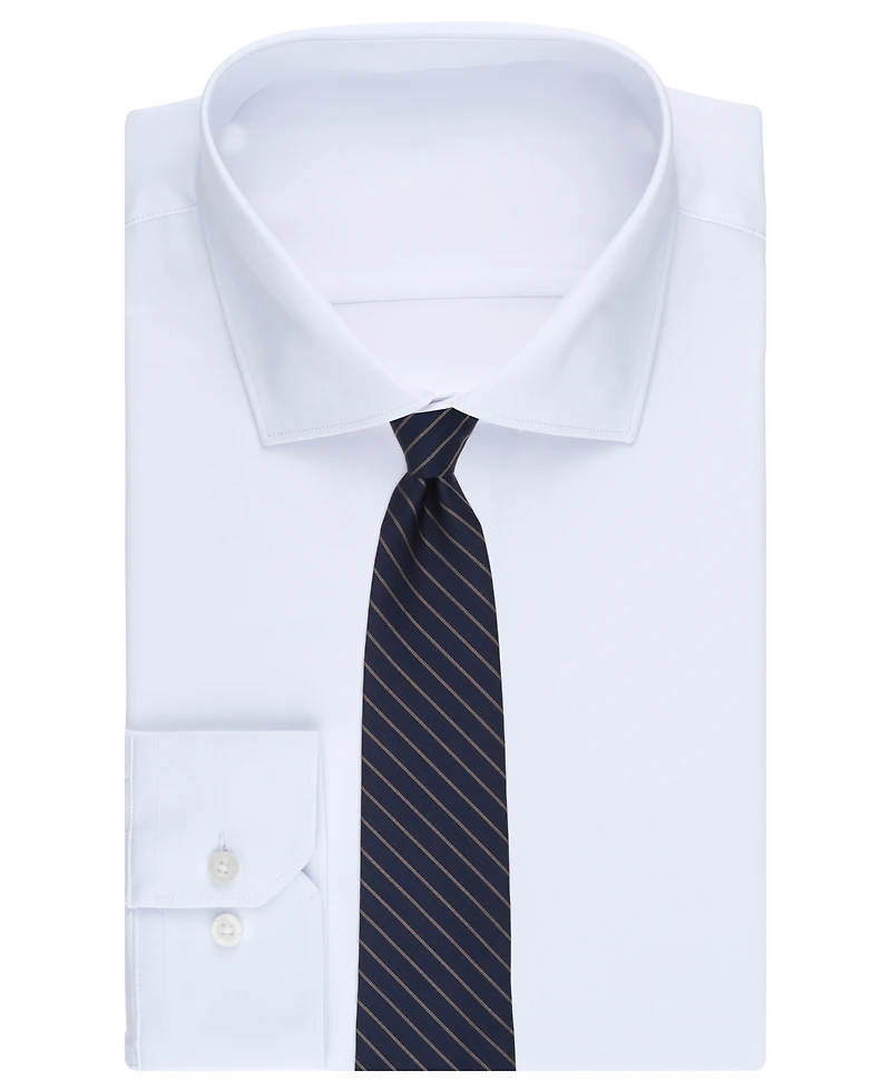 B by Brooks Brothers Men's Oxford Stripe Classic Tie