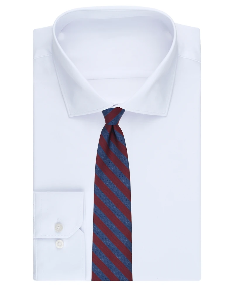 B by Brooks Brothers Men's Stripe Classic Tie
