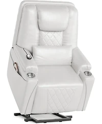 gaomon Electric Power Lift Recliner Chair – Stand Assist for Elderly, 3 Positions, Usb Ports, Cup Holders and Side Pockets, Living Room