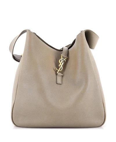 Pre-Owned Saint Laurent Large Le 5 a 7 Supple Hobo Leather
