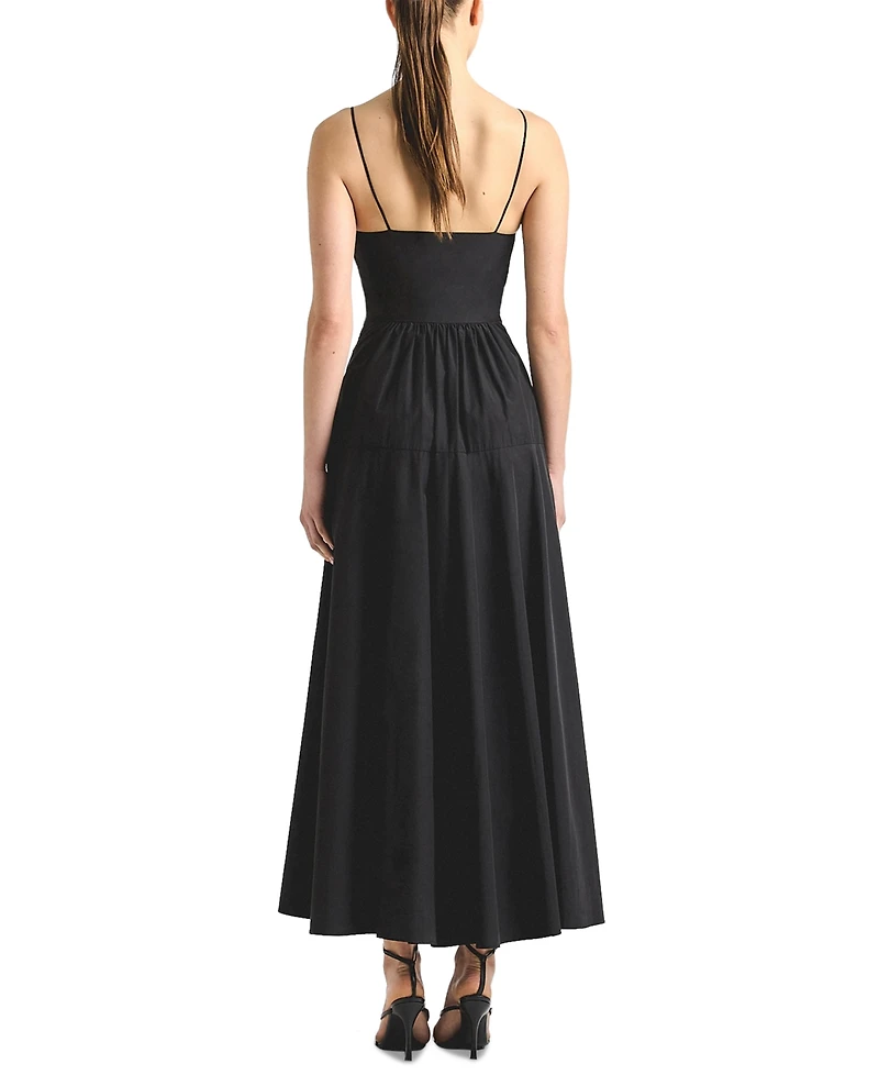 Derek Lam 10 Crosby Women's Unity Sweetheart Neck Tie-Front Dress