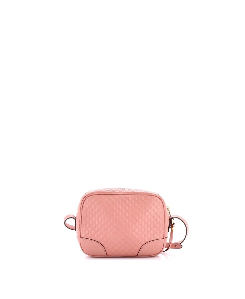 Pre-Owned Gucci Mini Bree Disco Crossbody Bag Microguccissima Leather