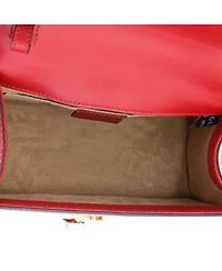 Pre-Owned Gucci Mini Sylvie Top Handle Bag Leather