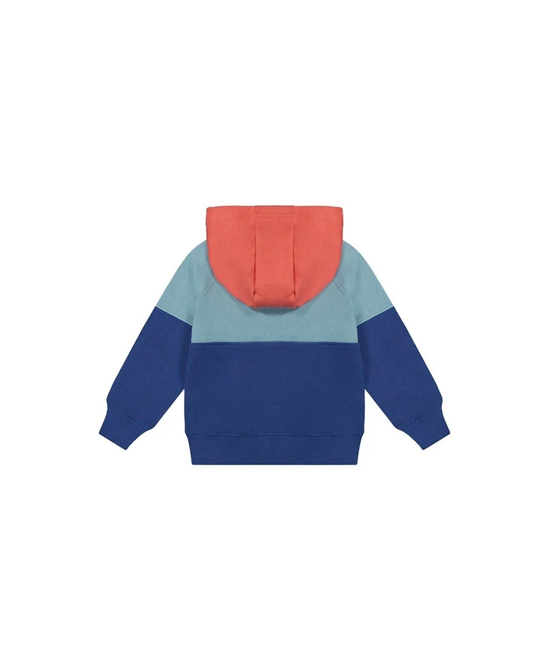 Deux par Little Boys 6 - 8 Full Zip Hooded Fleece Jacket