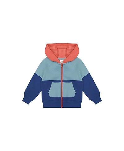 Deux par Little Boys 6 - 8 Full Zip Hooded Fleece Jacket