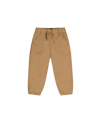Deux par Little and Big Boy (6-12) Stretch Canvas Jogger Pants