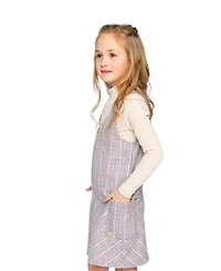 Deux par Toddler Girl's (2T-5T) Brushed Rib Mock Neck Top