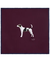 Lauren Ralph Dog Conversational Small Square Scarf