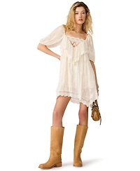 Steve Madden Women's Vickie Square Neck Mini Dress