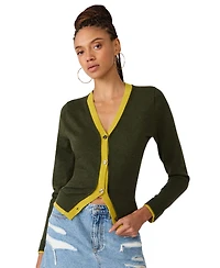 Steve Madden Women's Arwen Button-Front Cardigan Sweater