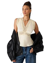 Steve Madden Women's Elinor V-Neck Sleeveless Top