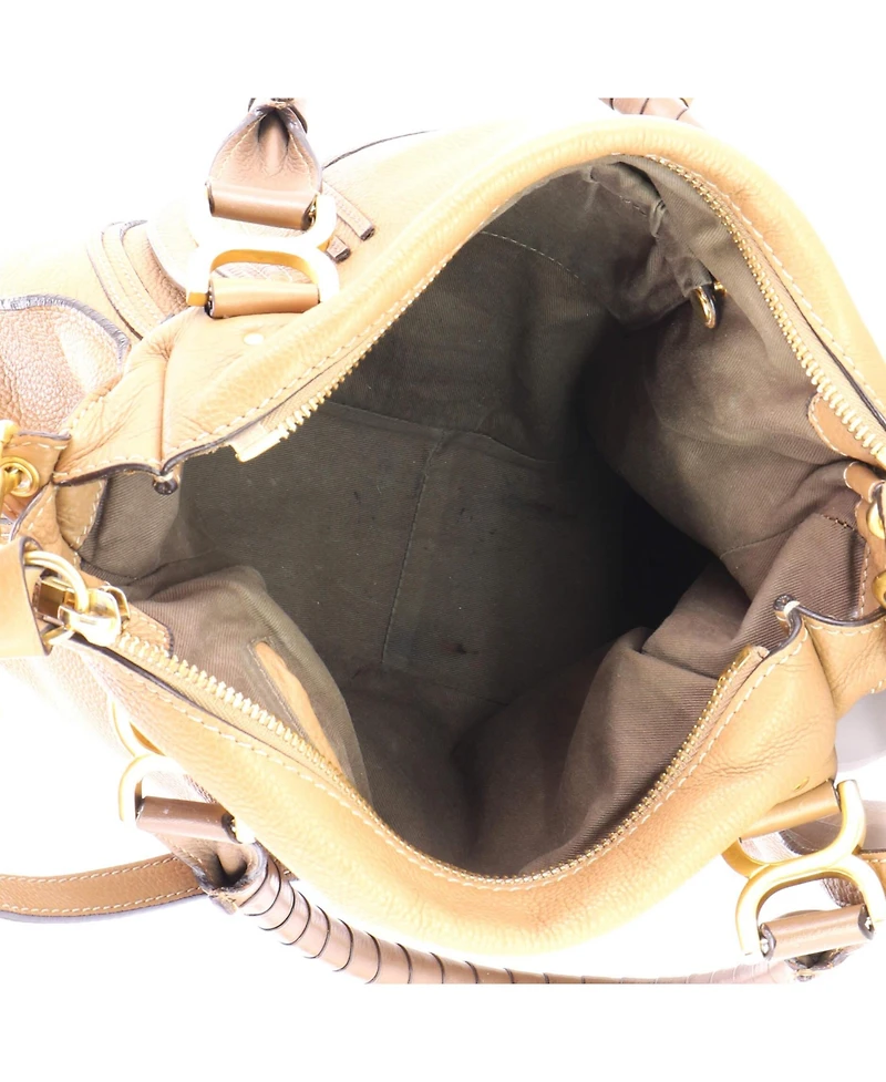 Pre-Owned Chloe Small Marcie Satchel Leather