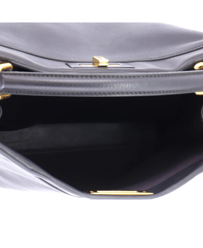 Pre-Owned Fendi Large Peekaboo Bag Rigid Leather