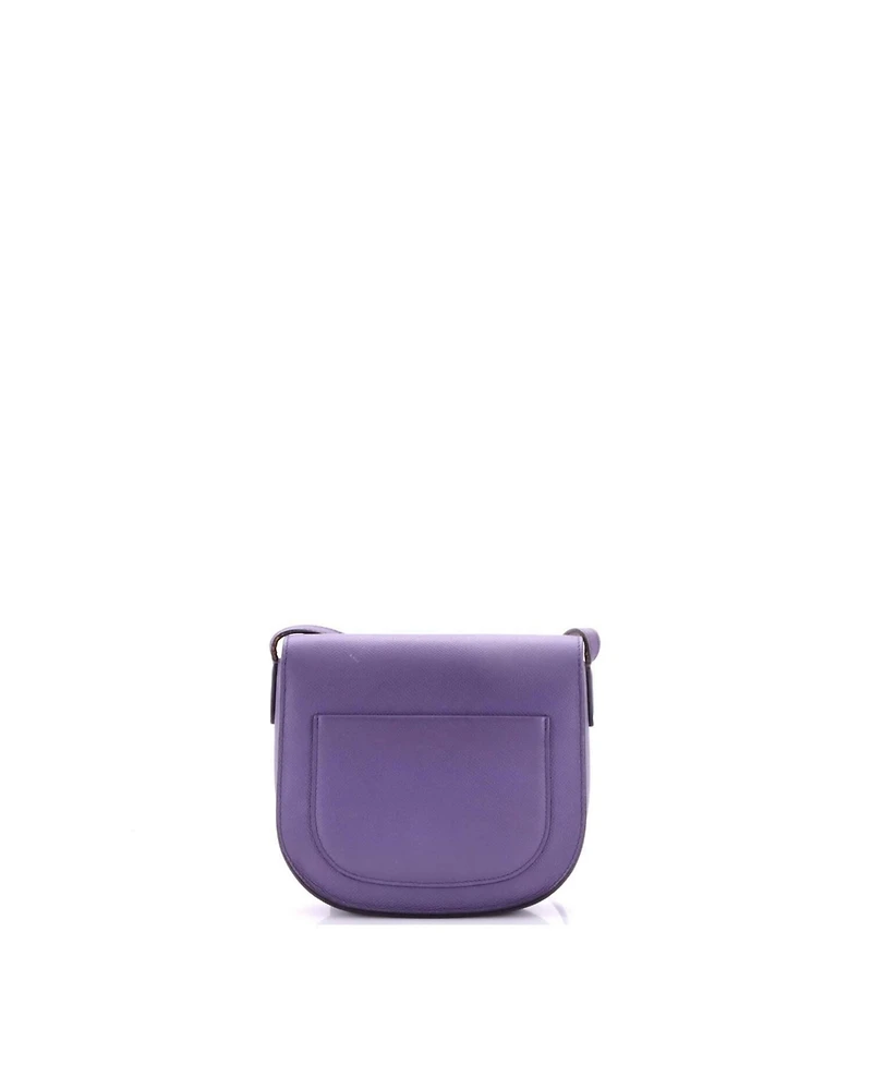 Pre-Owned Celine Small Trotteur Crossbody Bag Grainy Leather