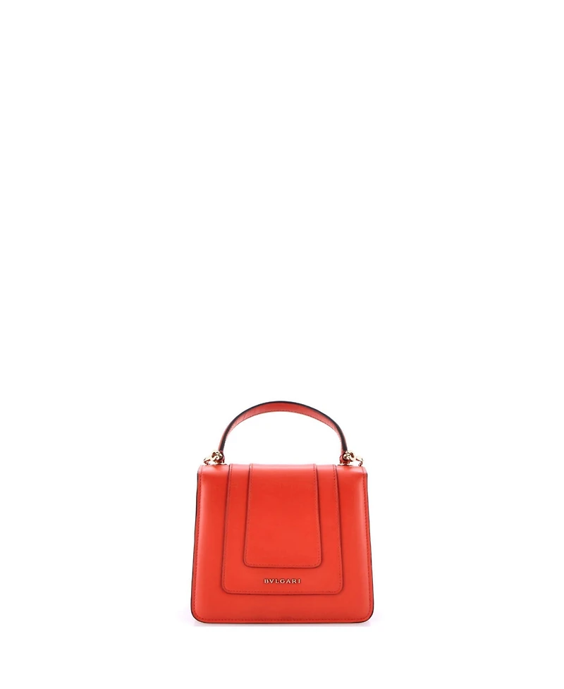 Pre-Owned Bvlgari Serpenti Forever Top Handle Bag Leather