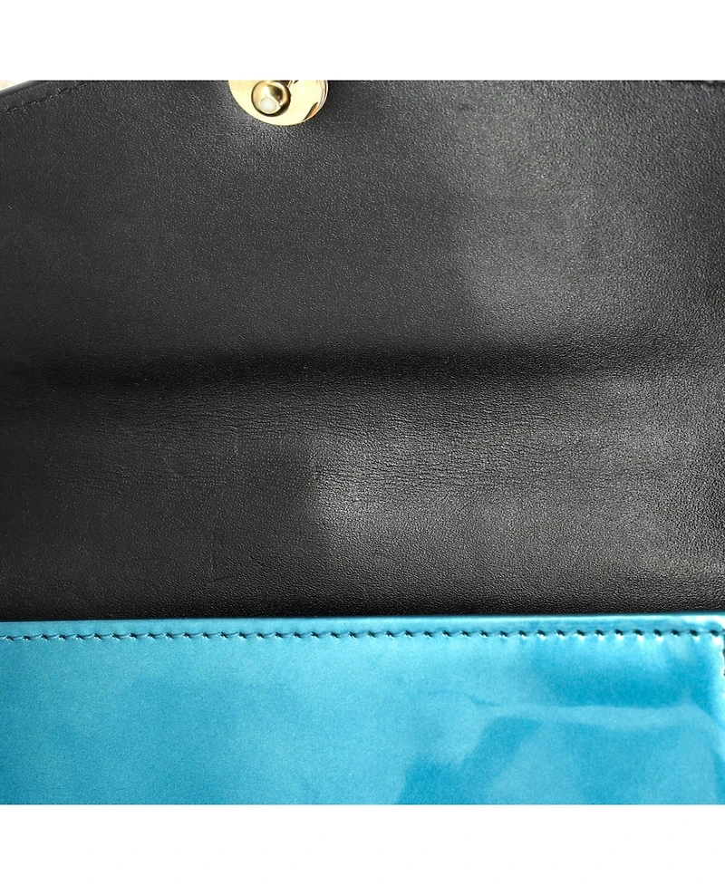 Pre-Owned Bvlgari Small Serpenti Forever Shoulder Bag Metallic Leather