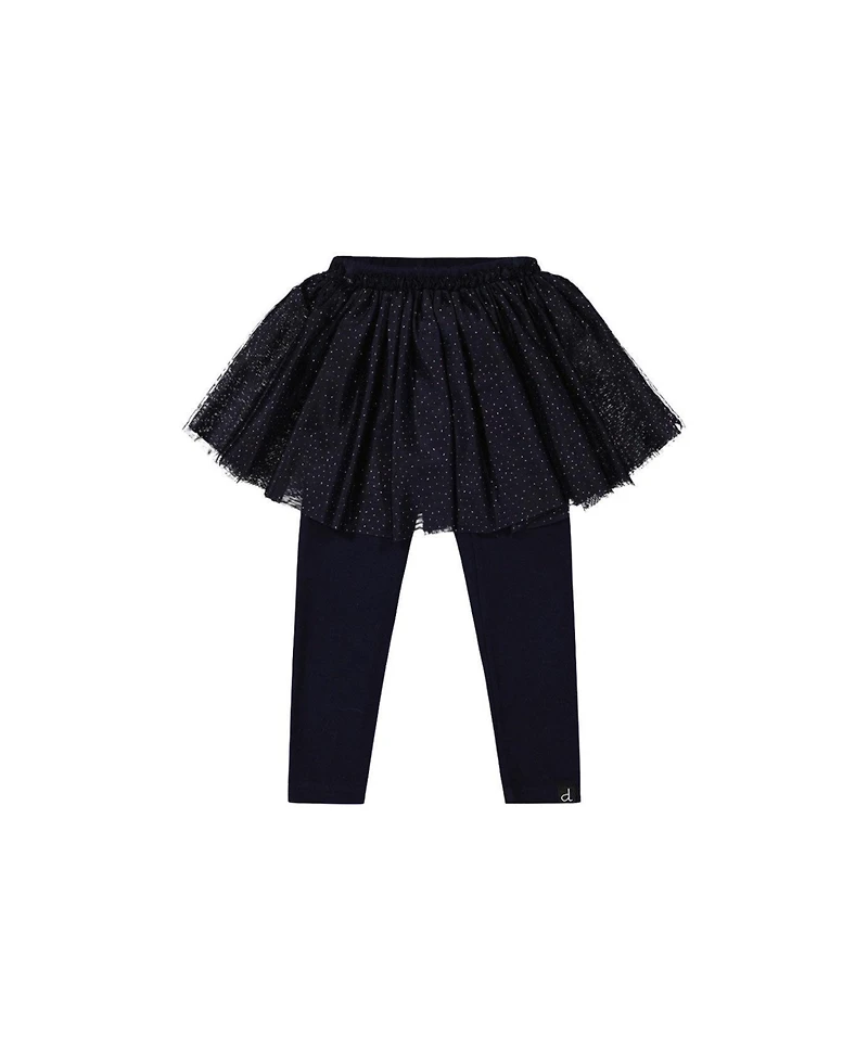 Deux par Baby Girl (12m-24m)Leggings with Integrated Tulle Skirt
