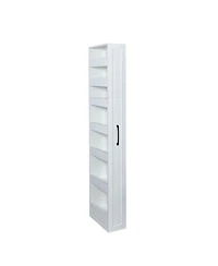 Flynama 7 Tier Slim Pull Out Storage Shelf Narrow Gap Organizer For Kitchen Living Room