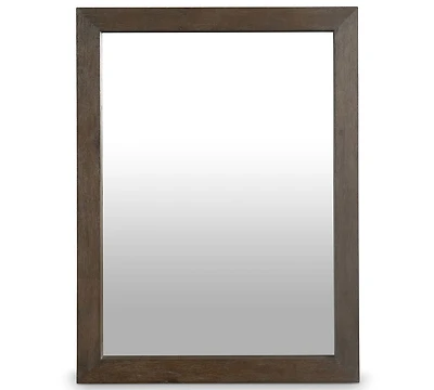 Bernhardt Outline Textured 48" Wood Finished Mirror