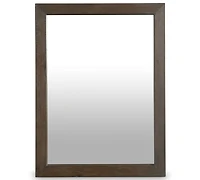 Bernhardt Outline Textured 48" Wood Finished Mirror