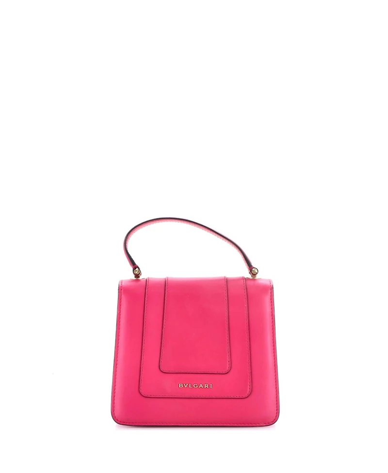 Pre-Owned Bvlgari Small Serpenti Forever Top Handle Bag Leather