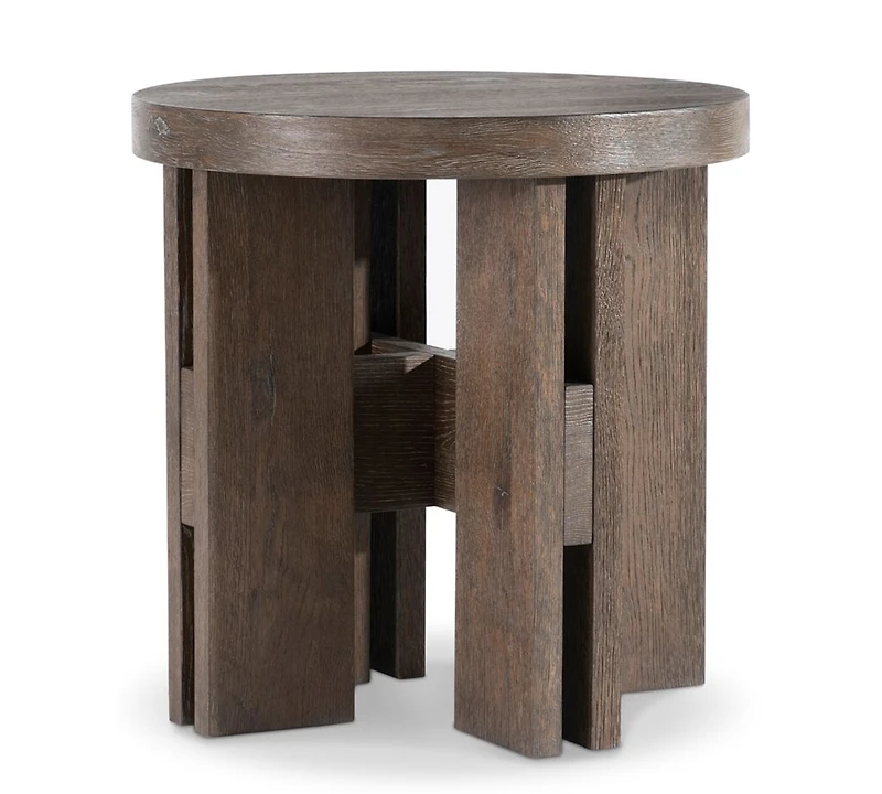 Bernhardt Outline 2-Piece Round Coffee Table & Side Table Set