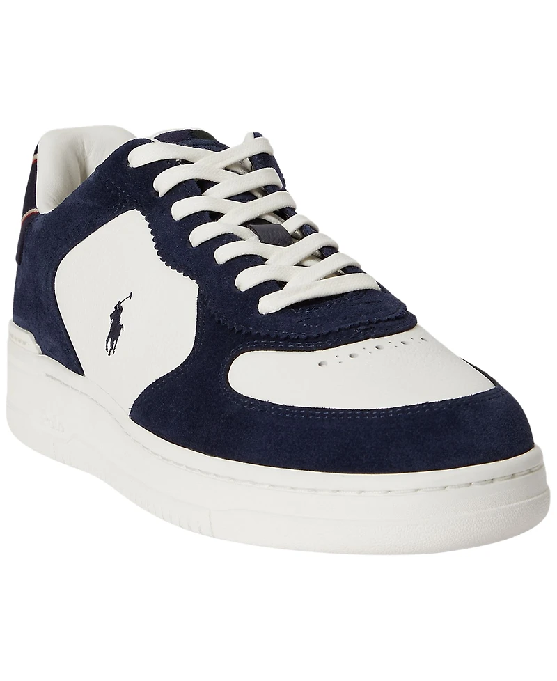 Polo Ralph Lauren Men's Masters Classic Low-Top Retro Sneakers
