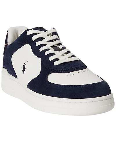 Polo Ralph Lauren Men's Masters Classic Low-Top Retro Sneakers