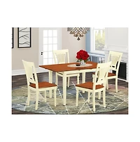 East West Furniture 5 Piece Kitchen dinette set