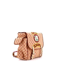 Pre-Owned Gucci Children's Flap Backpack Embroidered Gg Canvas