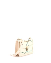 Pre-Owned Bvlgari Small Serpenti Forever Shoulder Bag Whipstitched Leather