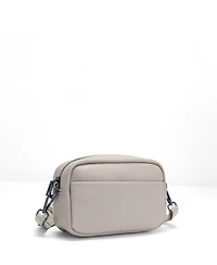 Susu Avery Pebble Leather Camera Bag Structured Crossbody Purse with Wide Strap