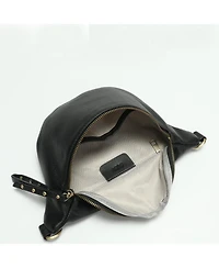 Susu Kira Pebbled Leather Cell Phone Bag Mini Crossbody Purse with Multi Compartments